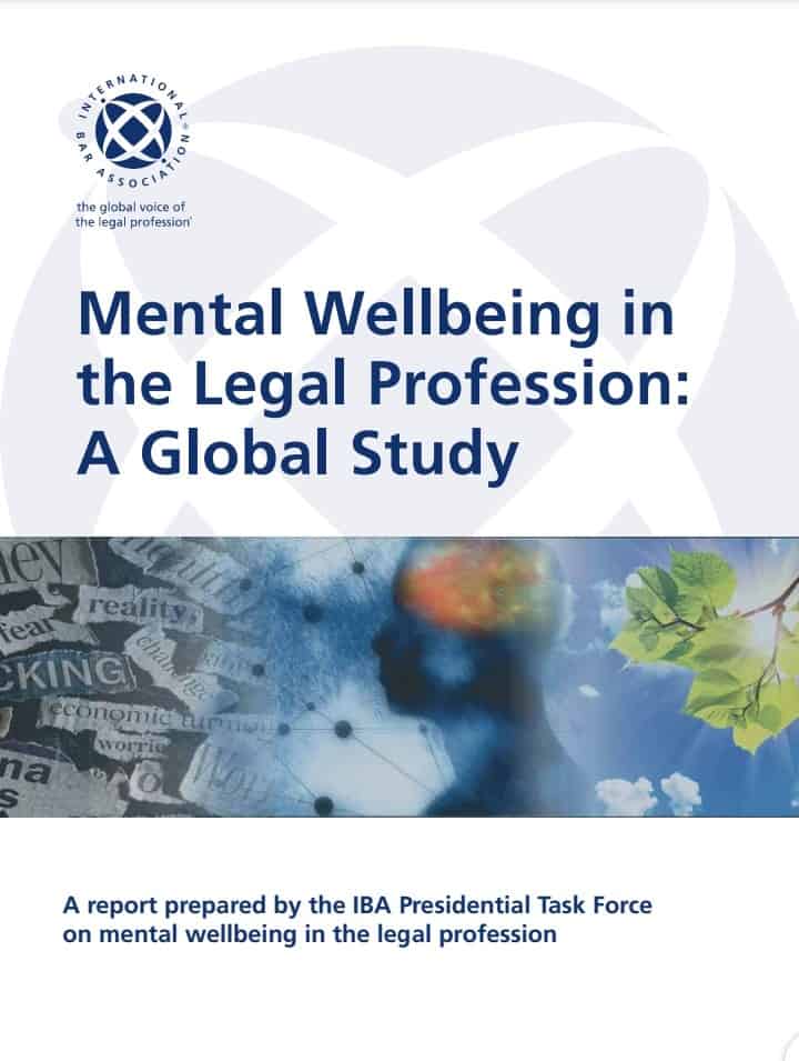 New IBA Report Sets out Principles for Dealing with Mental Wellbeing Crisis in the Legal Profession