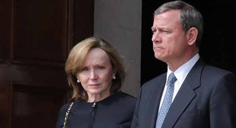 Chief Justice Roberts and wife