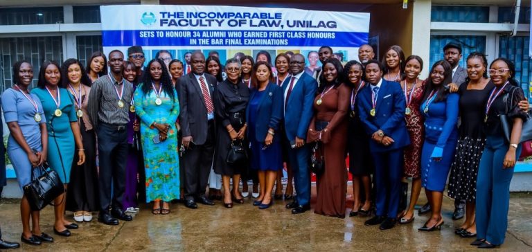 UNILAG Law Faculty Honours 34 First-Class Bar Graduates, Celebrates WIPO Moot Court World Champions